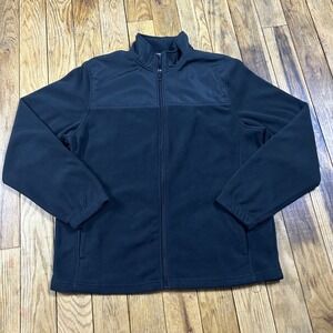 Starter Black Fleece Full Zip Jacket Men's Size M‎
